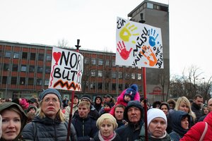 Atgimimo aikštėje tėvai pliekė įstatymų leidėjus: vaikai yra mūsų, o ne jūsų 