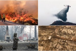Pragaro liepsnos Kalifornijoje nerimsta: dingusiųjų jau beveik tūkstantis