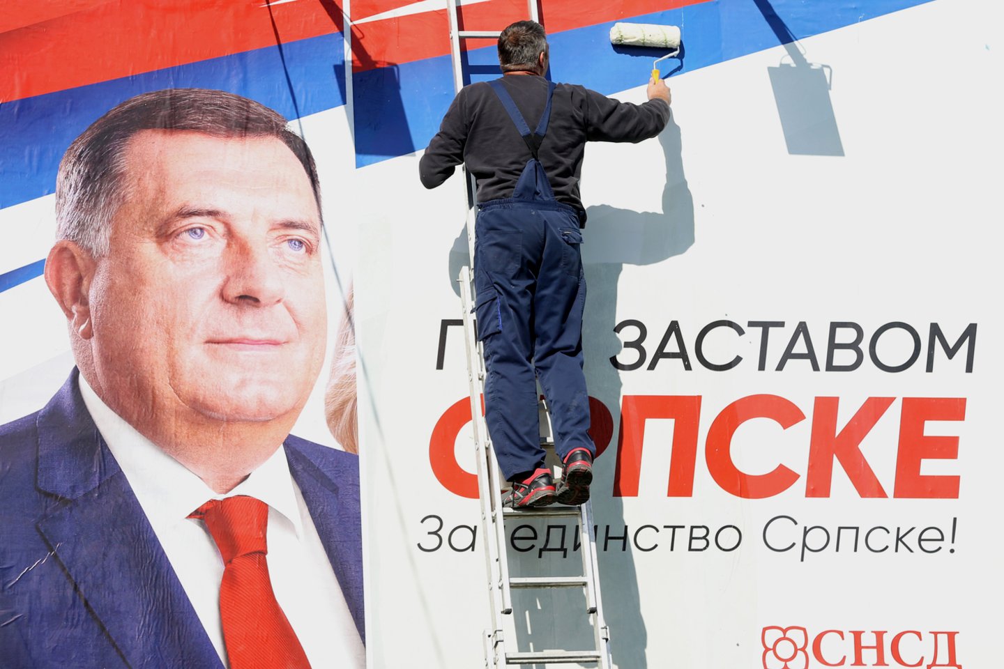  Miloradas Dodikas – prorusiškas serbų nacionalistas<br> Reuters/Scanpix com.