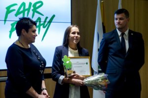 Už kilnų poelgį apdovanota K. Tvaronavičiūtė: „Apmaudu ne dėl savo poelgio, o dėl varžovės“