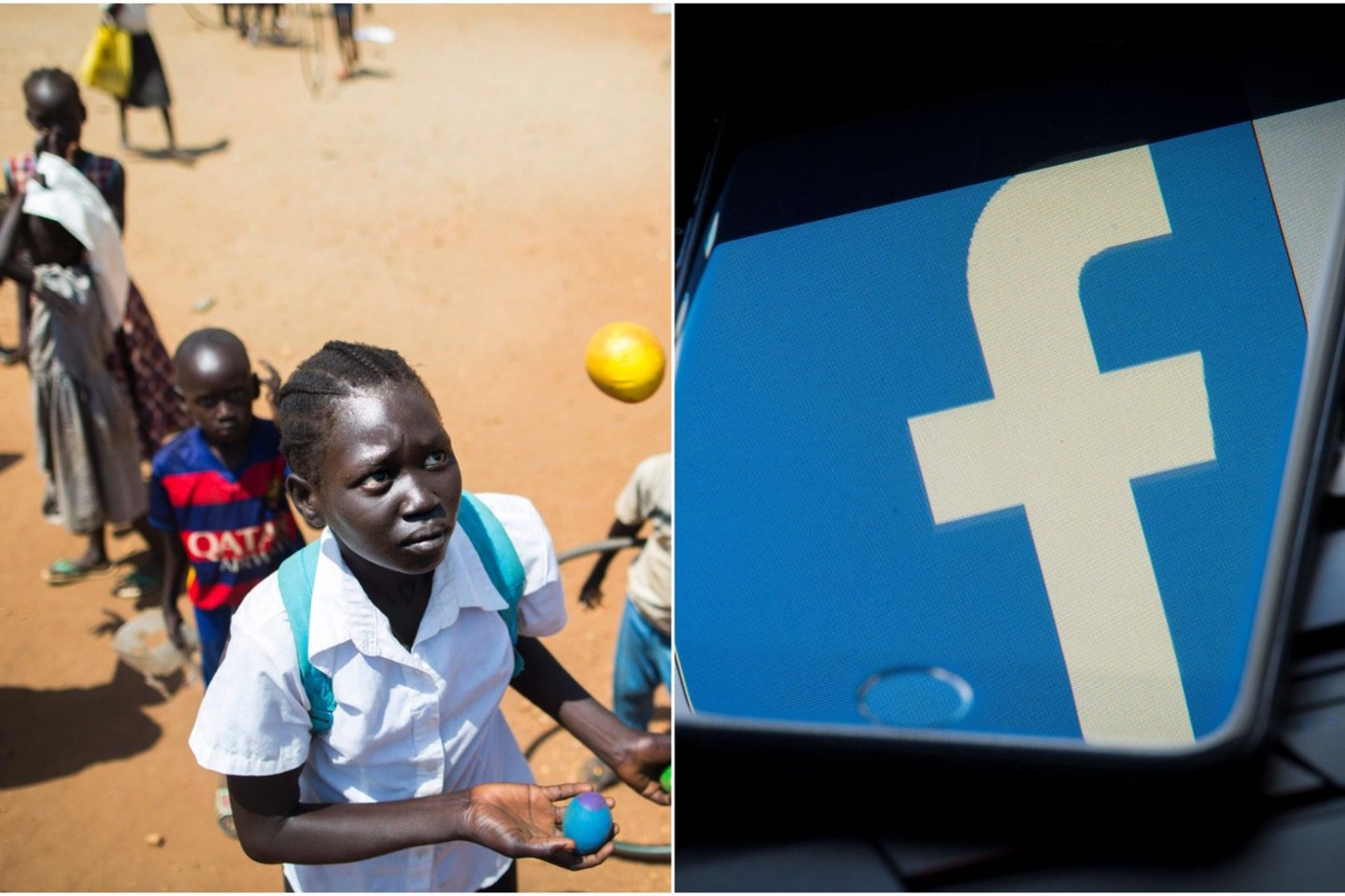 Socialiniame tinkle „Facebook“ vykusiame aukcione tėvai iš Pietų Sudano pardavinėjo savo 16 metų dukters ranką.<br> lrytas.lt koliažas.