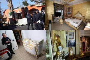 Romoje pradėtos griauti mafijos vilos, viduje tviskančios auksu