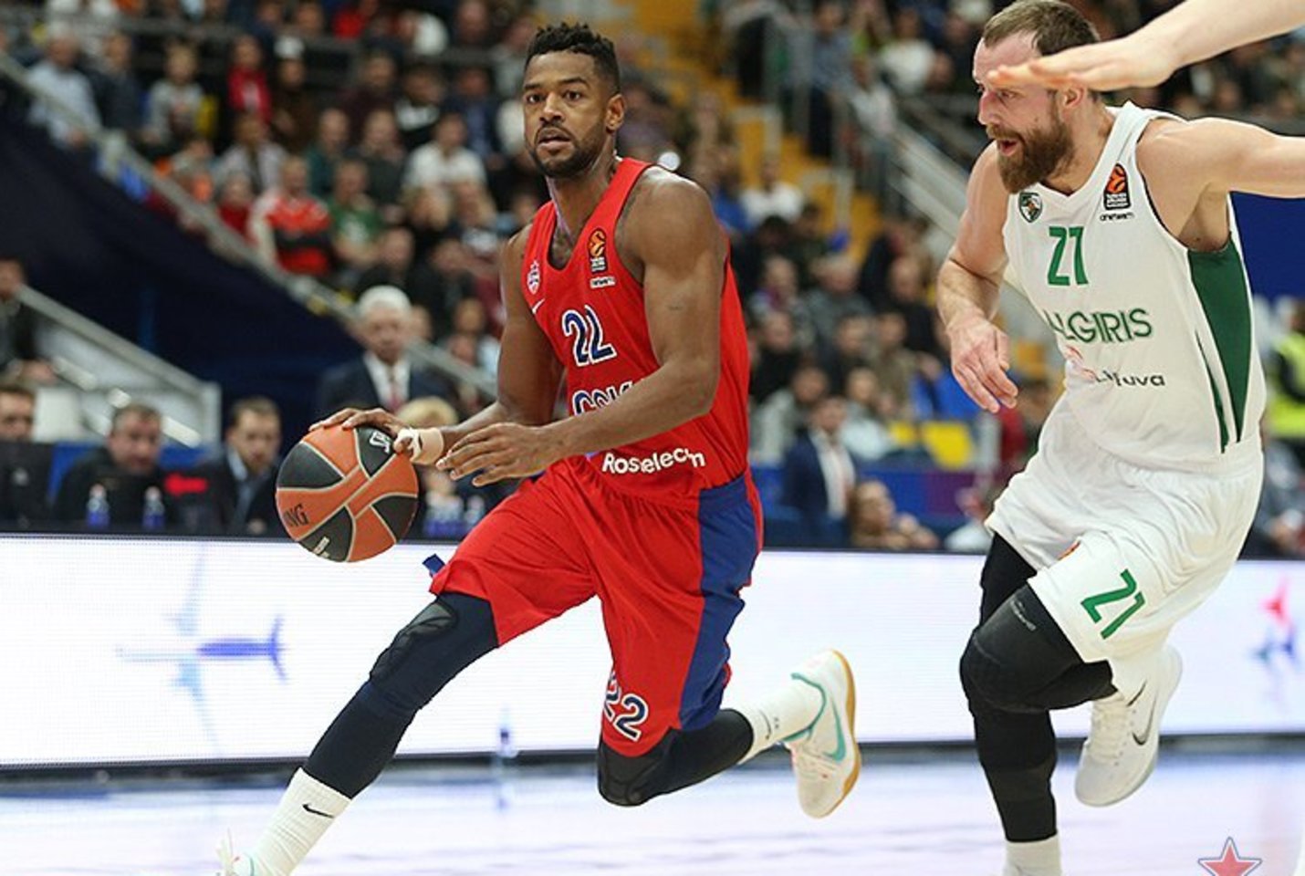  Rungtynių Maskvoje akimirkos.<br> cskabasket.com nuotr.