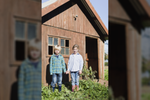 Liko be žado supratęs, kodėl kaimynų vaikai spardo ūkinio pastato duris