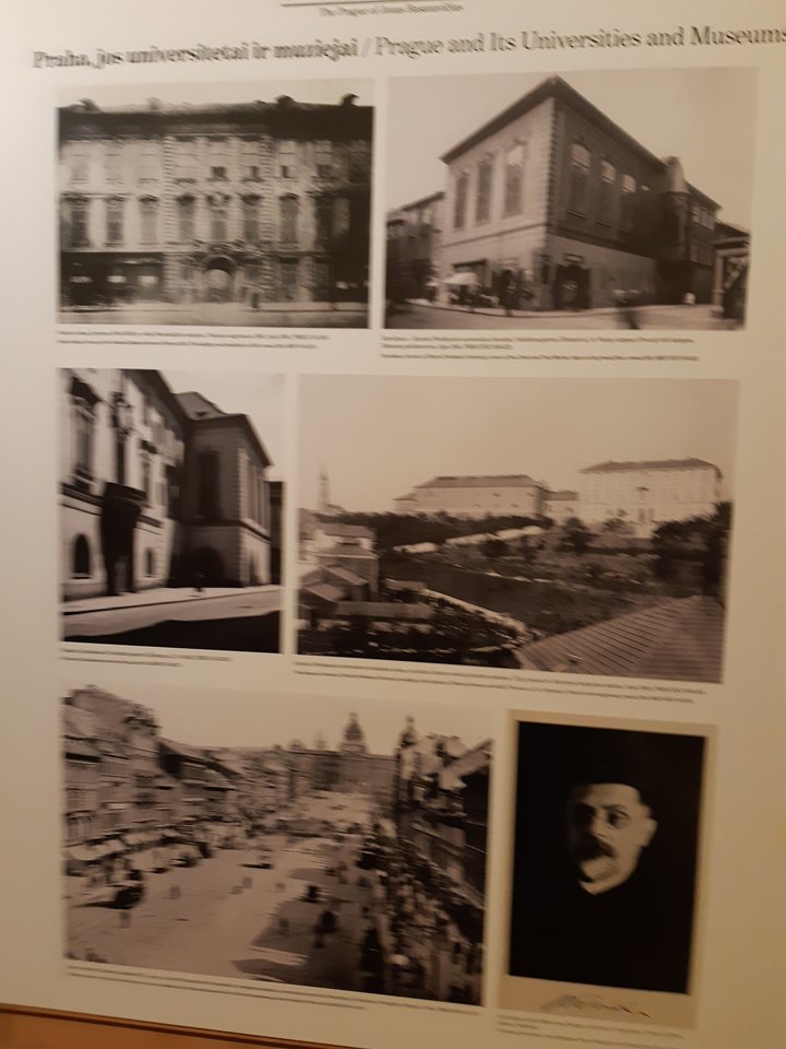 Vilniaus universiteto bibliotekoje surengtos parodos“Jono Basanavičiaus Praha“ eksponatas.