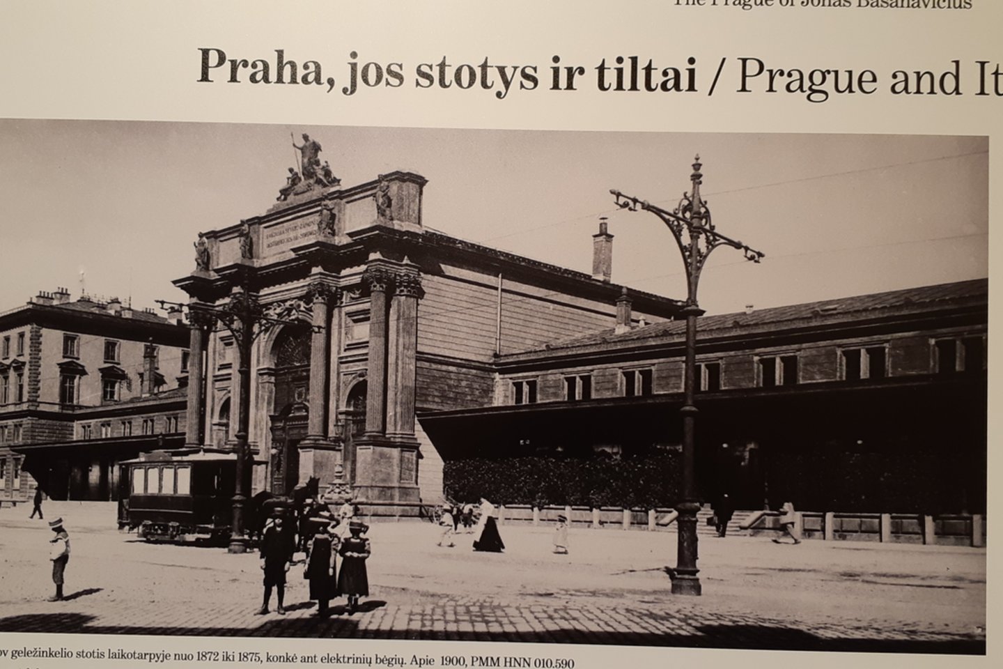 Vilniaus universiteto bibliotekoje surengtos parodos“Jono Basanavičiaus Praha“ eksponatas.