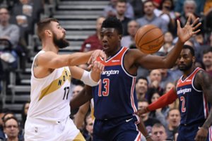 J. Valančiūnas su „Raptors“ paskandino svečius iš Vašingtono tritaškių lietuje