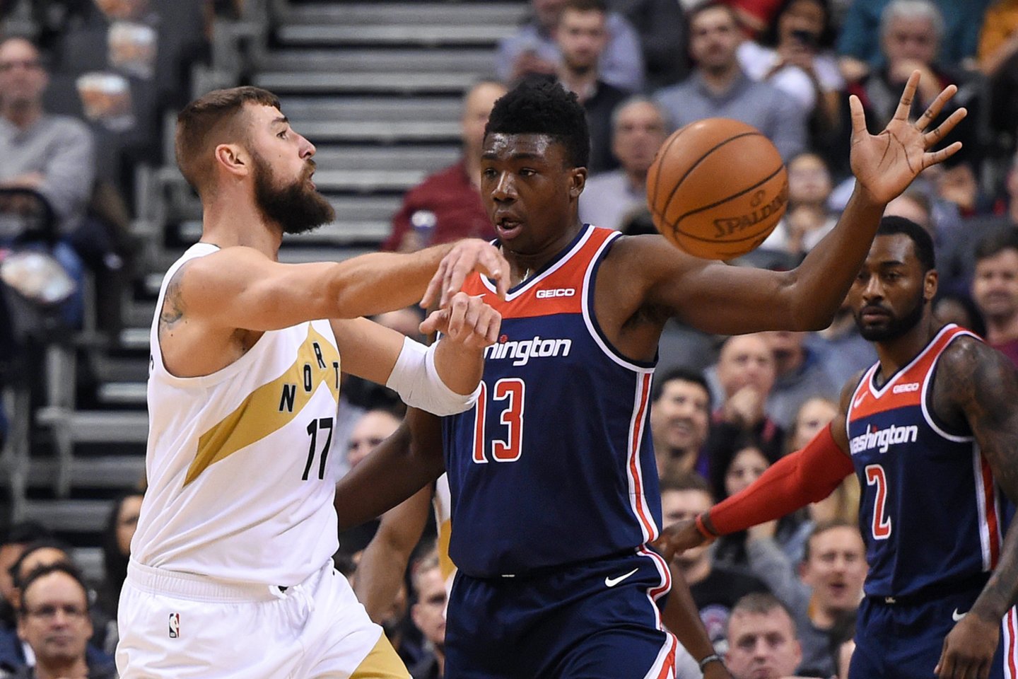 Jonas Valančiūnas prisidėjo prie pergalės prieš „Wizards“.