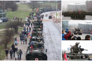 Vilniuje – įspūdingas šimtmetį švenčiančios kariuomenės paradas