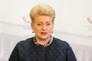 Dalia Grybauskaitė: „Mokytojų algų reforma stumiama jėga“