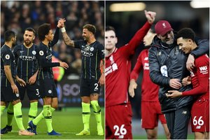 „City“ ir „Liverpool“ tęsia žygį be pralaimėjimų, „United“ barstė taškus su autsaideriu
