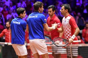 Prancūzijos tenisininkai sušvelnino Deviso taurės finalo rezultatą
