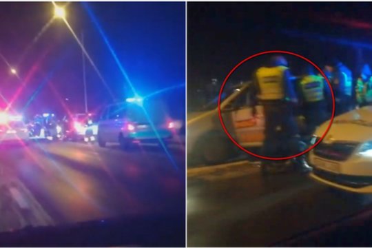 Lyg iš veiksmo filmo: Marijampolėje 4 policijos ekipažai gaudė girtą pavežėtoją