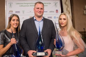 Metų lengvaatlečiais išrinkti Andrius Gudžius ir Liveta Jasiūnaitė