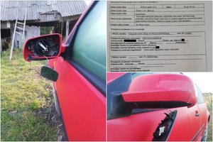 Šilutiškis pasijuto aklavietėje: jo mašiną apgadinęs vairuotojas juokiasi, bet dar labiau nustebino policija