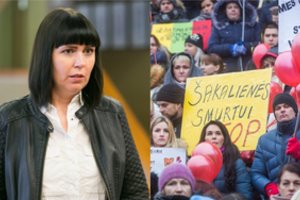 Po protesto prieš vaikų paėmimą pratrūko: „Negaliu tylėti“