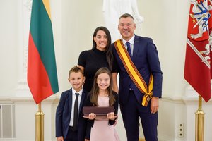 Šarūno Jasikevičiaus ir Annos Doukos namuose – širdis tirpdantis naujas šeimos narys