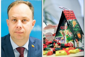 A. Veryga pasisakė apie raginimus per Kalėdas nedovanoti vaikams saldainių
