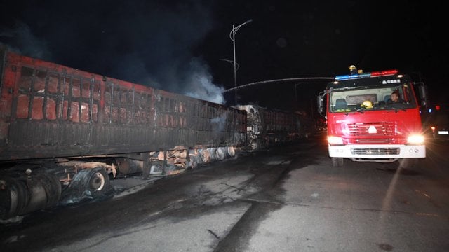 Tragiškas sprogimas Kinijoje – mažiausiai 22 žuvo ir tiek pat sužeistų