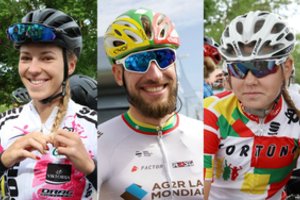 Metų dviratininkai – O. Baleišytė, G. Bagdonas ir A. Gedraitytė