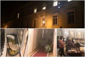 Naktis ŠMM: mokytojų užimtoje ministerijoje – nuostaba ir poilsis