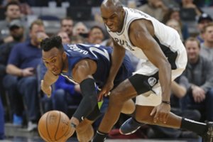 „Timberwolves“ nesulaukė „Spurs“ pasipriešinimo