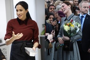 Catherine Middleton išsakė, ką iš tiesų mano apie Meghan Markle nėštumą