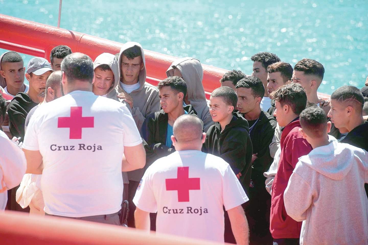 Daugybė migrantų– be tėvų ir giminaičių atkeliavę nepilnamečiai.<br>AFP/„Scanpix“ nuotr.