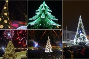 Per Lietuvą nuvilnijo Kalėdų eglučių įžiebimo ceremonijų banga: apžiūrėkite, kaip pasipuošė miestai