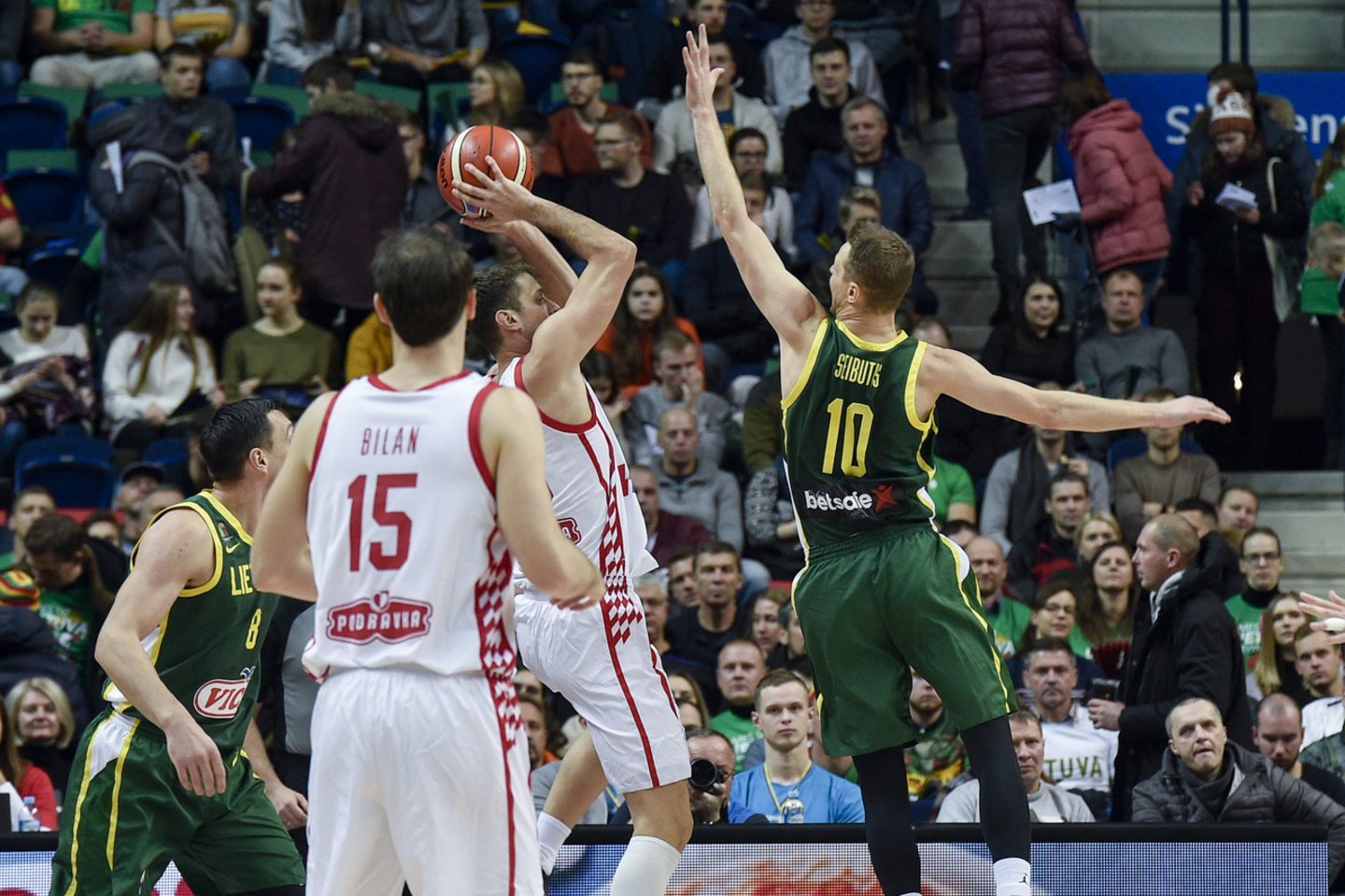 Lietuviai namuose sutriuškino Kroatiją<br>V.Ščiavinsko nuotr.