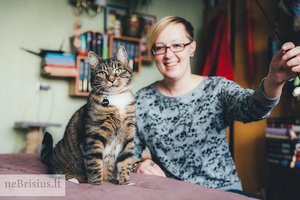 Raino gražuolio savininkė Lina: „Jis vienas iš tų retų katinų, kuriam patinka būti glostomam“