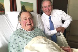 George'as W. Bushas papasakojo apie paskutinius tėvo prieš mirtį jam ištartus žodžius