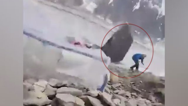 Ekspedicijos į kalno viršūnę metu – alpinisto akistata su mirtimi