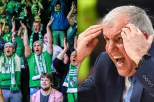 Pavydas „Žalgiriui“: iš Ž. Obradovičiaus lūpų – aršus kirtis „Fenerbahce“ sirgaliams