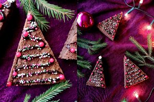 Gardžios biskvitinės kalėdinės eglutės suteiks džiaugsmo visiems, ypač vaikams