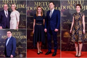 Į LRT Metų apdovanojimus atvykę svečiai žėrėjo prabanga 