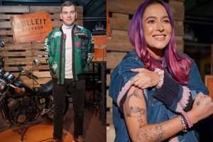 Karolina Meschino ir Rolandas Mackevičius parodė savo tatuiruotes