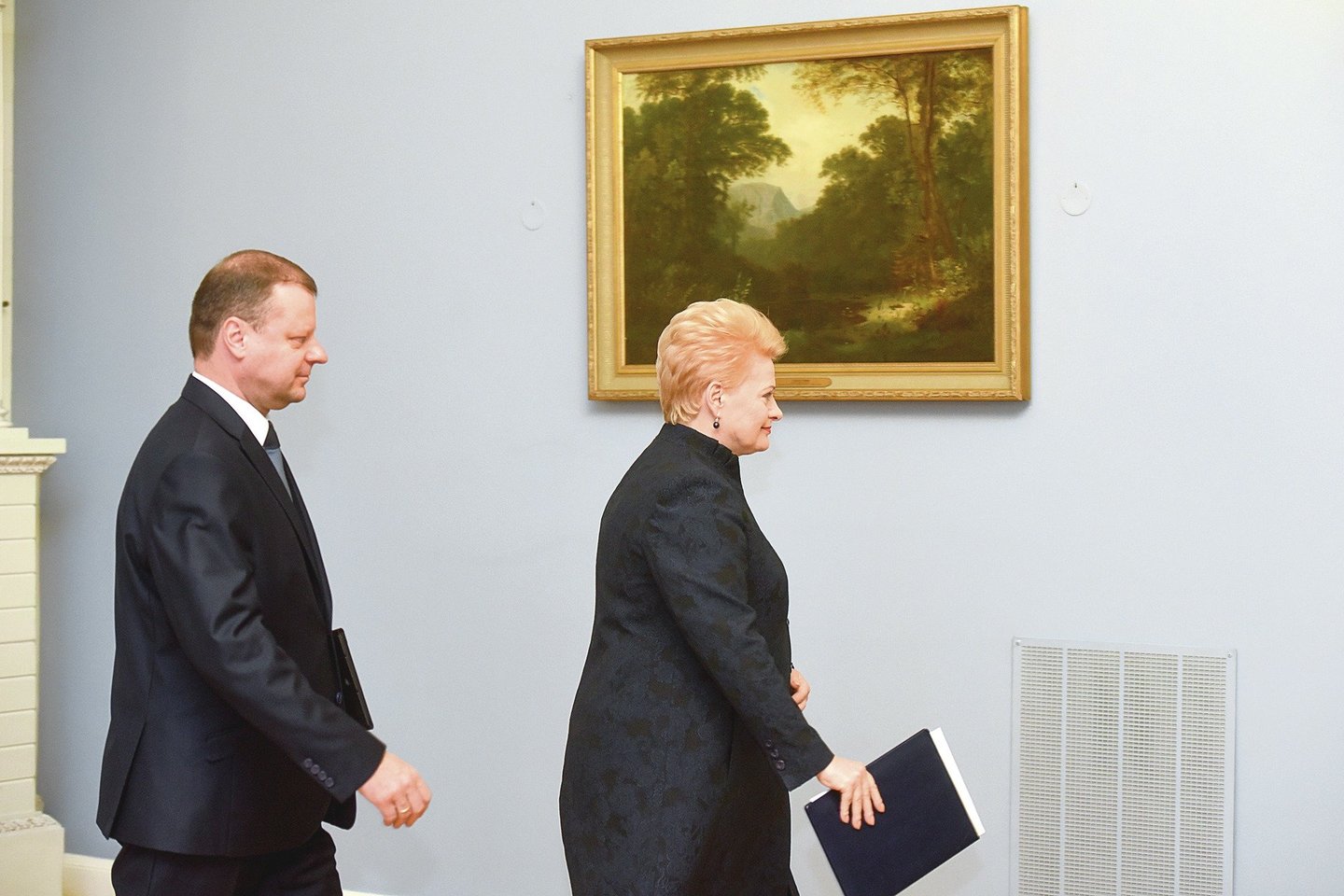 S.Skvernelio užmojį atleisti ministrus turi palaiminti D.Grybauskaitė.<br> D.Umbraso nuotr.