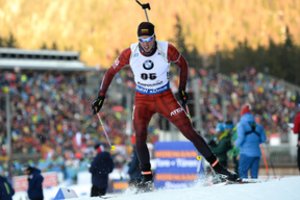Viską pataikęs Lietuvos snaiperis pasaulio biatlono taurės varžybose pasiekė rekordą