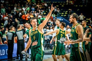 Lietuvos krepšinio rinktinės pozicija FIBA reitinge nekinta