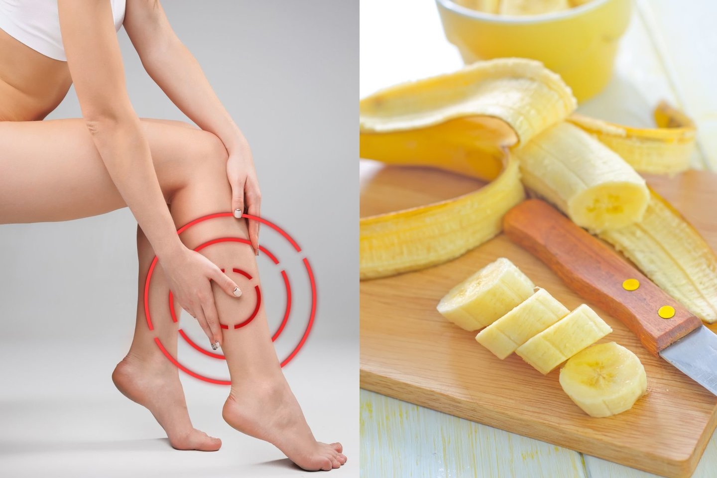  Esant neramių kojų sindromui naudinga valgyti daugiau bananų.<br>123rf nuotr.