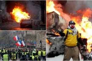 Paryžius prabudo su nerimu: dėl riaušių pavojaus žmonės bėga iš miesto