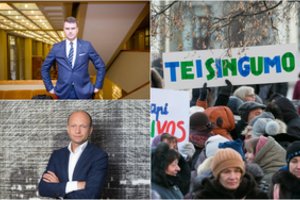 Vykstant masinei protesto akcijai – ekonomistų dūris dėl pinigų: trūksta proto