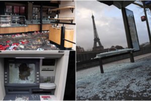 Diena po liepsnojančių riaušių: Paryžiui ir ekonomikai padaryti katastrofiški randai 