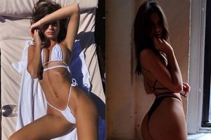 Emily Ratajkowski nepaliauja stebinti gerbėjų: seksualios nuotraukos verčia varvinti seilę
