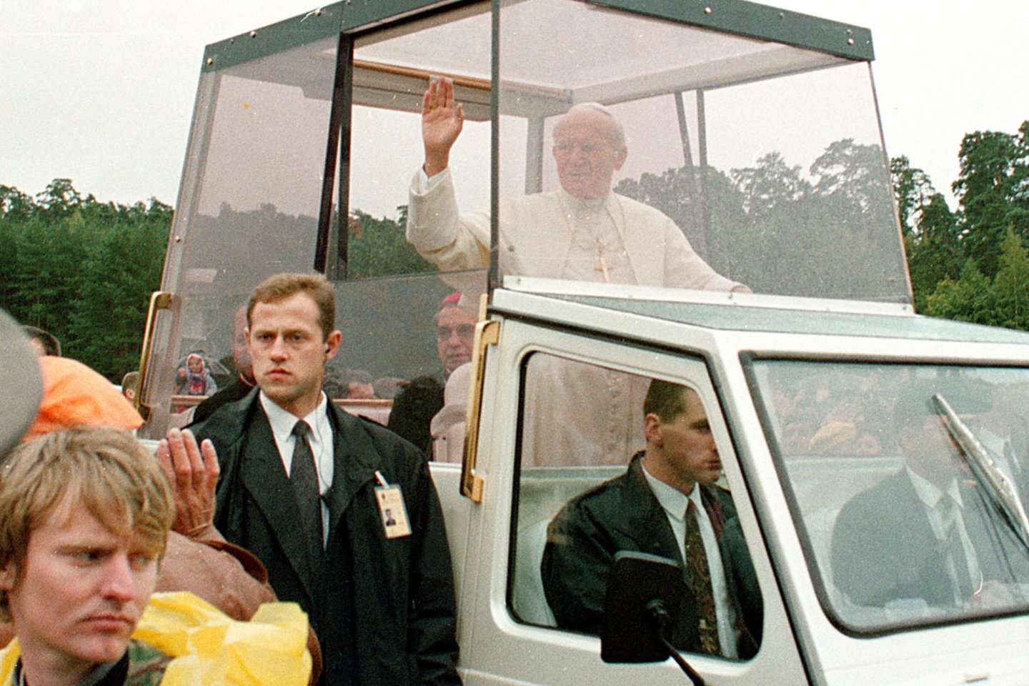 Popiežius Jonas Paulius Vilniuje. <br>AP nuotr.