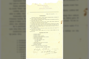 Kalėdiniame aukcione – išskirtinis dokumentas su signatarų parašais