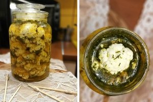 Tobulas duetas: su ciberžolėmis rauginti žiediniai kopūstai