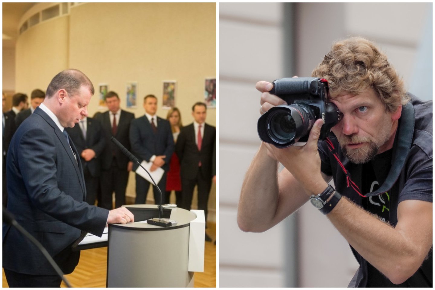 „Lietuvos ryto“ fotografas R.Danisevičius pretenduoja į Vyriausybės premiją.<br>J.Stacevičiaus ir V.Ščiavinsko nuotr.