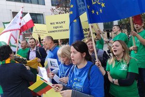 Protesto akcijoje Briuselyje Lietuvą palaikys ir kitų šalių ūkininkai